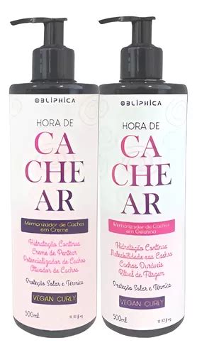 Hora De Cachear Memorizador Em Creme E Gel 2x500ml Obliphica