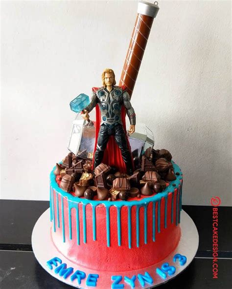 Thor Birthday Cake Design Thor Party Thor Theme Birthday Decoration