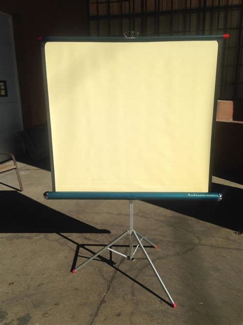 Vintage 1950s Radiant Screenmaster Portable Movie Projector Screen