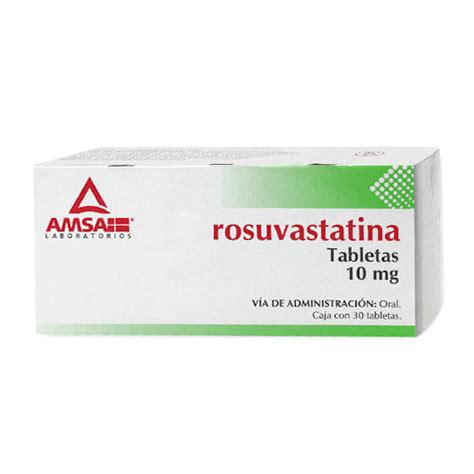 Rosuvastatina 10 Mg 30 Tabletas Farmacias Klyns