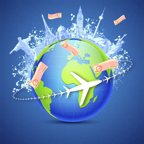 Vector Global Travel Design Elements Set Vectors Images Graphic Art