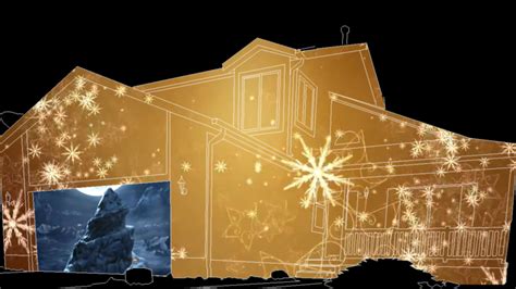 The Polar Express - Believe Christmas House Projection Mapping Video ...