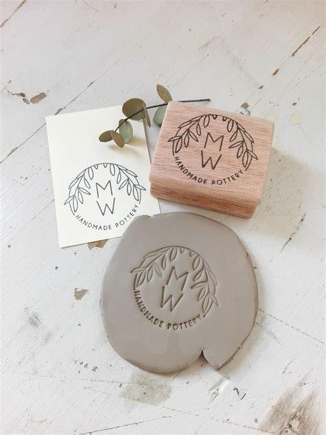 Pottery Custom Stamp 1300130320 Personalizable Stamp For Pottery