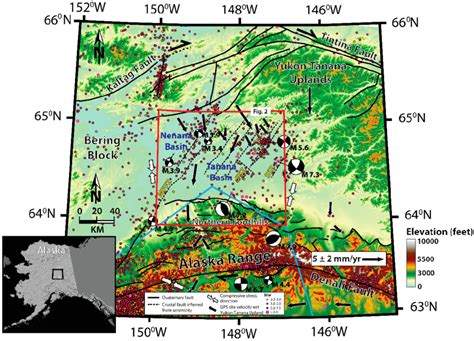 Simplified Tectonic Map Of Central Alaska Showing The Location Of The Download Scientific