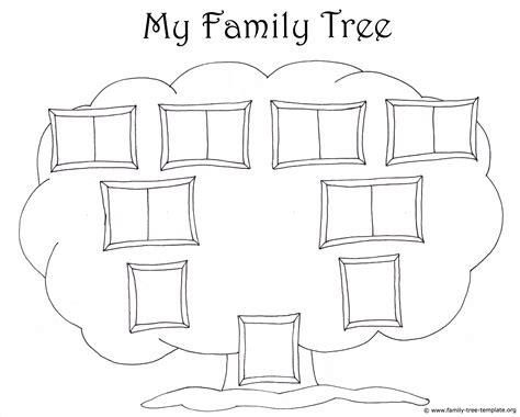 Free Printable Family Tree Template 4 Generations - Free Printable