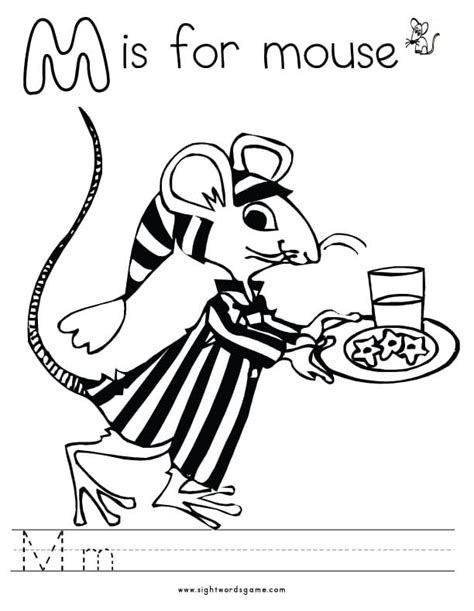 Letter M Worksheets Flashcards Coloring Pages