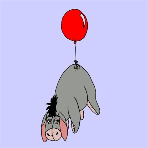 Eeyore Balloon Art Print By Blackblizzard Society6 Balloon Art Balloons Eeyore