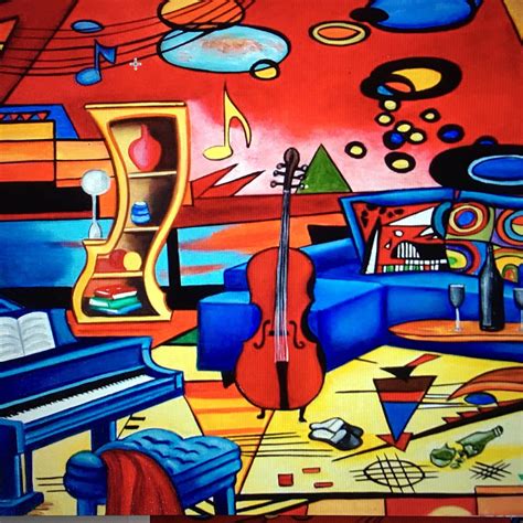 Art Print Wassily Kandinsky Wassily S Music Room By K Madison Moore