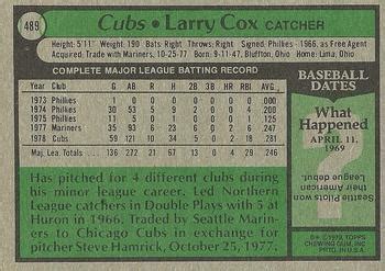 Larry Cox Gallery Trading Card Database