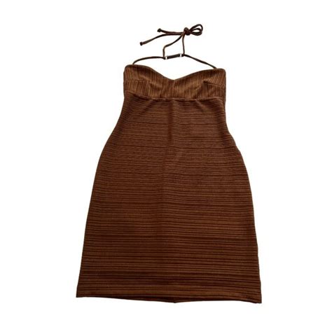 Rumer Dresses Nwt Rumer The Label Rosanna Mini Dress In Chocolate