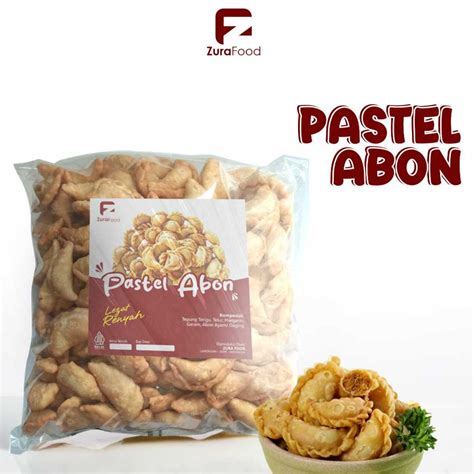 Jual Zura Food Kue Pastel Kering Mini Isi Abon 100 250 500 Gram Camilan