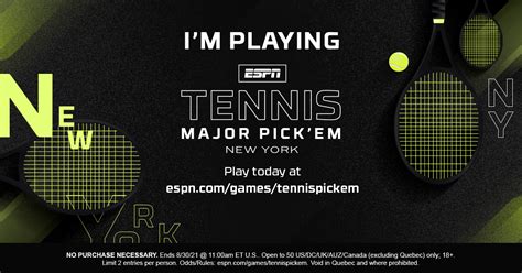 ESPN Tennis Major Pick Em New York Make Picks