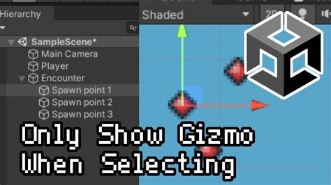 Tiny Unity Tutorial How To Use Custom Gizmos And Only See Them When