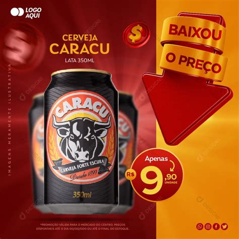 Cerveja Caracu Social Media Psd Editavel Social Media Social Banner