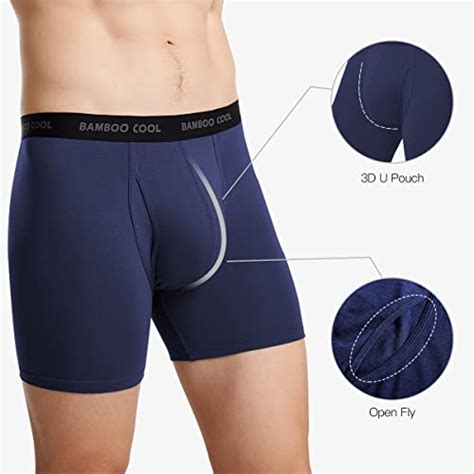 Bamboo Cool Men S Underwear Boxer Briefs Pack Bamboo Viscose Soft