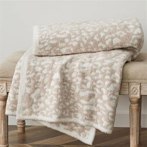 Cottonmore Leopard Pattern Microfibre Winter Blanket 130x160cm Super