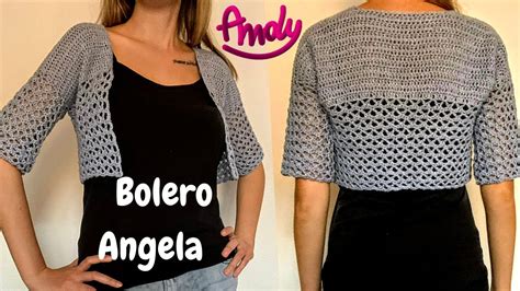 Tutorial Bolero Cardigan Angela Uncinetto Estate Youtube