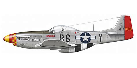 Asisbiz 44 14888 P-51D Mustang 357FG363FS B6Y Glamorous Glen III Capt ...