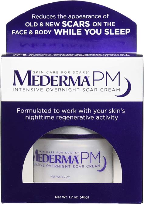 Mederma Pm Intensive Overnight Scar Cream Works With Skin