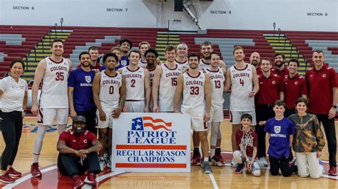 Colgate Mens Basketball Heads Into Patriot League Tournament On A Hot