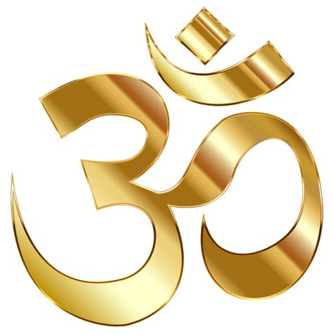 Golden Om Symbol No Background Free Svg