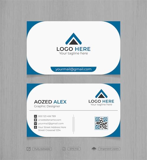 Premium Vector Vector Modern Elegant Professional Business Card