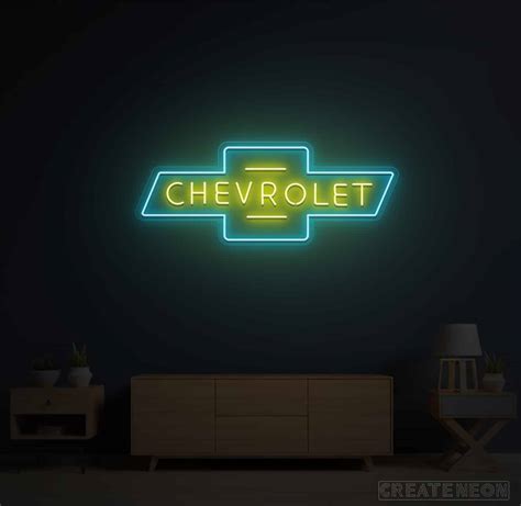 Chevrolet Neon Sign For Your Garage or Man Cave - CreateNeon