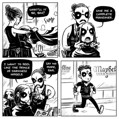 53 Adorable Black Metal Comics That’ll Satisfy Your Dark Side | Comics ...