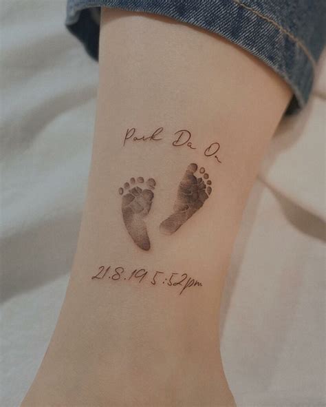 11 Baby Footprint Tattoo Ideas For Mom