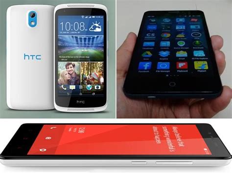 HTC Desire 526G Vs Xiaomi Redmi Note 4G Vs YU Yureka The Economic