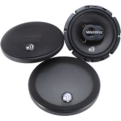 Massive Audio Mx Series Shallow 6 5 50w Rms 4 Ohm Coaxial Speakers Op