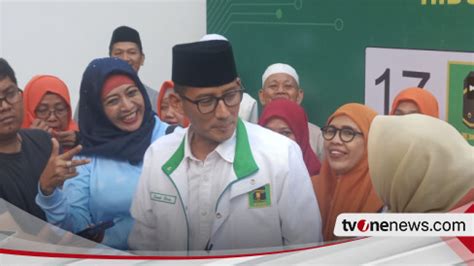 KPU Majukan Pendaftaran Capres Cawapres Ketua Bappilu PPP Sandiaga Uno