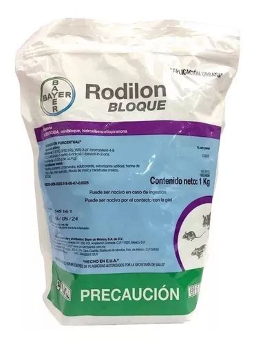 5 Kg De Rodilon Bloque Raticida Envió Gratis Meses sin intereses