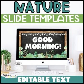 Nature Google Slides Template | Distance Learning by Confetti and ...