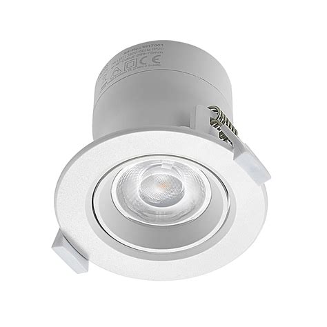 Prios LED Inbouwlamp Shima Wit 7 W 3000K Dimbaar Lampen24 Nl