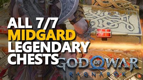 All Midgard Legendary Chests God Of War Ragnarok YouTube