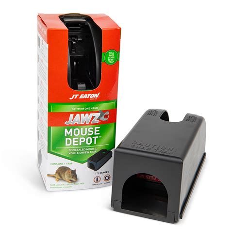 JAWZ™ Mouse Depot™ Covered Mouse Traps - J.T. Eaton