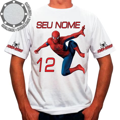 Camiseta Homem Aranha Parede Ah Elo Produtos Especiais