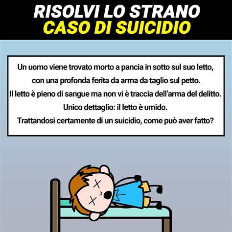 Riesci A Risolvere Questo Strano Caso Di Suicidio Nessuno Riesce A