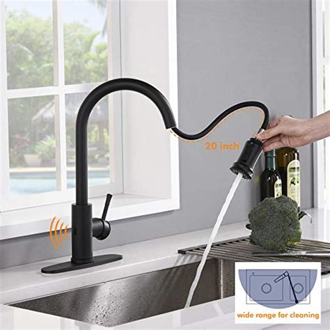 Amazing Force Touchless Kitchen Faucet With 3 Modes Pull Down Sprayer Single Handle Automatic