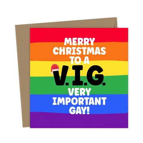 Merry Christmas To A Very Important Gay Christmas Card You Said It