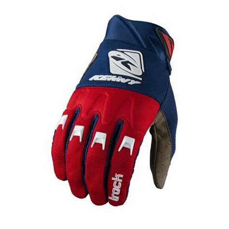 Gants Moto Cross Kenny Track Bleu Marine Rouge 12 Cdiscount Auto