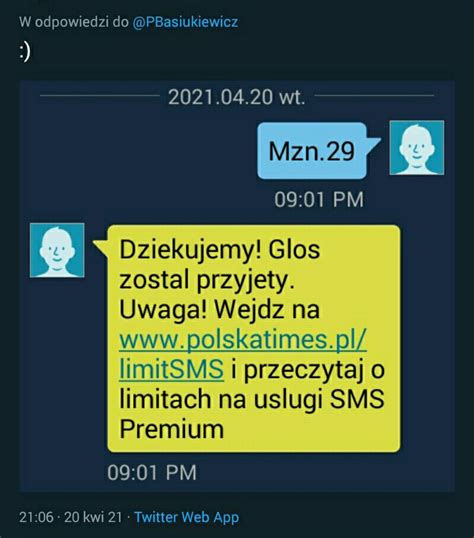 Adam Gapiński on Twitter Gdzie się wysyła te SMSy