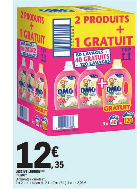 Promo Lessive Liquide Omo Chez E Leclerc ICatalogue Fr