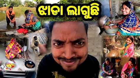 ଝାଡ଼ା ଲାଗୁଛି 🥵 Odia Vlog Odia Comedy Village Lifestyle