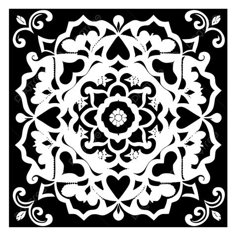 The Stunning Design Of This Floral Mandala Is Sure To Add A Touch