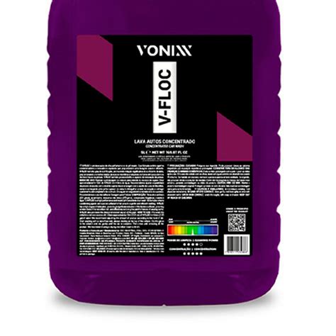 Shampoo Automotivo V Floc Lava Auto Concentrado Vonixx 5 Litros