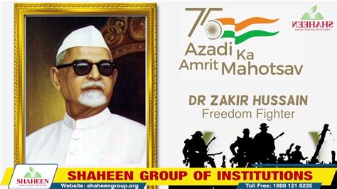 Dr Zakir Hussain Freedom Fighter Of India Kannada YouTube