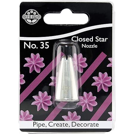 PME JEM Fine Tooth Open Star Piping Nozzle No 362 Silver Amazon Co