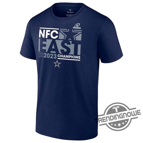 Nfc East Champions Shirt Dallas Cowboys 2023 Nfc East Division Champio ...